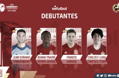 Cuatro debutantes en la Sub-21