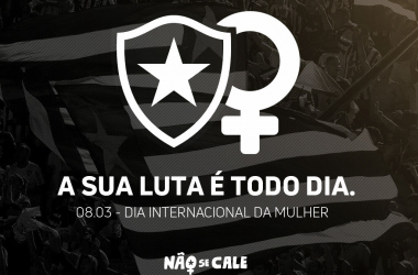 Contra o Madureira, Botafogo colocará em prática ações em prol do Dia Internacional da Mulher