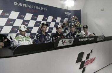 Rueda de prensa en el Circuito de Mugello