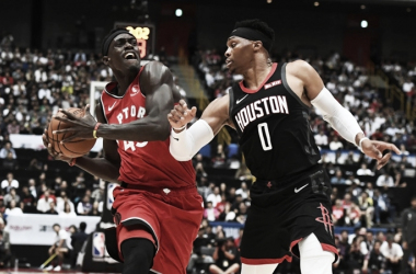 Na estreia de Westbrook, Houston Rockets perde para Toronto Raptors em amistoso no Japão