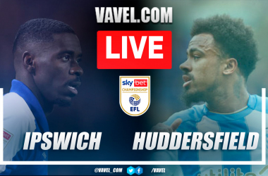 Ipswich vs Huddersfield LIVE Score, half-time (1-0)