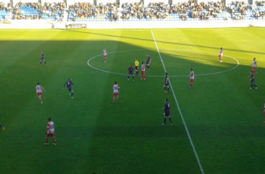Goleada del Huesca ante el filial del Atlético de Madrid