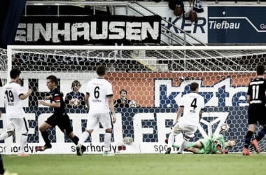 Paderborn 3-1 Eintracht Frankfurt: Breitenreitner&#039;s super subs send Paderborn seventh