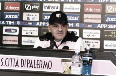 Palermo, Iachini: "Sorrentino in dubbio, troppe responsabilità su Gilardino"