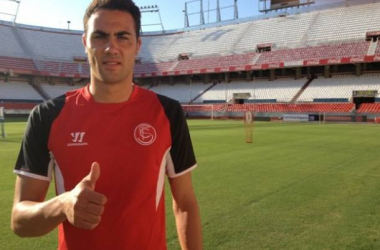 Iborra se entrena por primera vez con el Sevilla