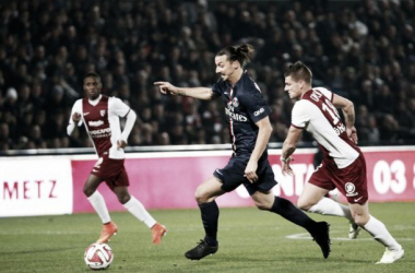 Les buts de FC Metz - PSG