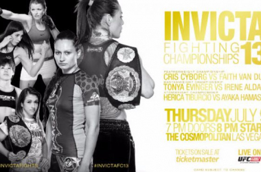 Invicta FC 13 Set With Three Title Bouts In Vegas