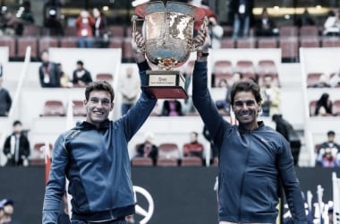 Carreño y Nadal conquistan suprimer título como doblistas en Beijing