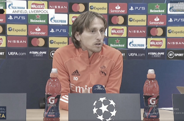 Luka Modric: "Nada de lo que se dice afuera puede manchar nuestra historia y lo que estamos haciendo"