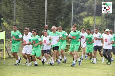 Primer entrenamiento de Argelia en Sorocaba