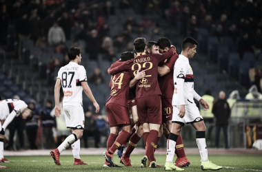 Em jogo repleto de emoções, Roma bate Genoa de virada e se recupera na Serie A