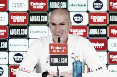 Zinedine Zidane: "Estoy muy contento con todos, queremos seguir en esta línea"