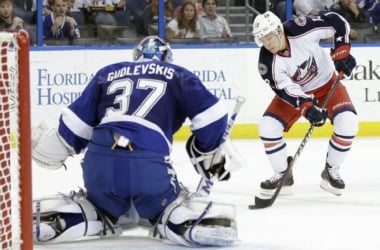 Gudlevskis, Lightning Outlast Blue Jackets