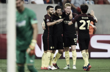 El City de Guardiola golea y se coloca con un pie y medio en la Champions