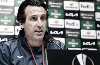 Unai Emery: “Tenemos que tener la cabeza fría y tomar las mejores
decisiones”