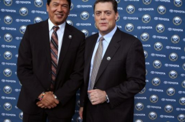 Pat LaFontaine y Ted Nolan regresan a los Sabres