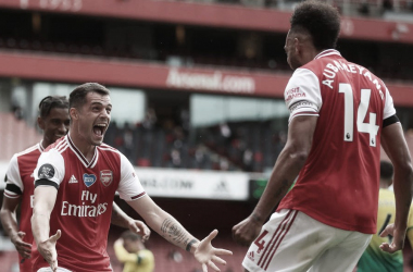  Técnico do Arsenal, Arteta comenta recorde de Aubameyang: "Espero que possamos mantê-lo por um longo período"