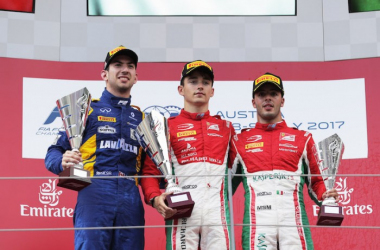 Formula 2: Leclerc storms to third Feature Race win in Austria