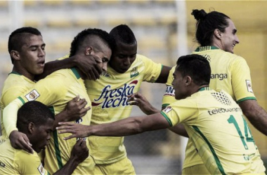 Atlético Bucaramanga pegó primero y derrotó a Fortaleza en el primer partido de la final del torneo Águila
