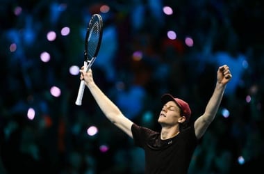 Sinner celebra sus segundas ATP Finals. Getty Images