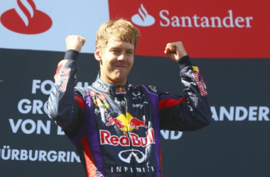 Vettel storms to victory at home