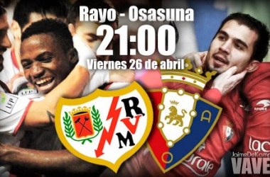 Rayo - Osasuna: viernes nocturno al son de Vallecas