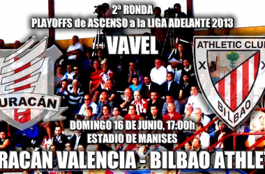 Resultado Huracán Valencia - Bilbao Athletic en Segunda División B 2013 (2-1)