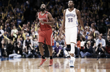 Oklahoma City Thunder - Houston Rockets: Harden ante el laberinto del trueno