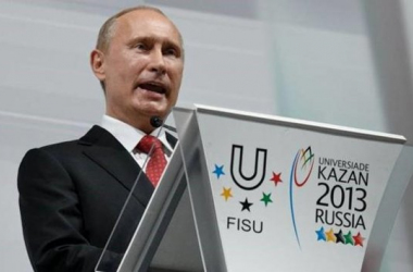 Vladimir Putin inaugura la Universiada de Kazán