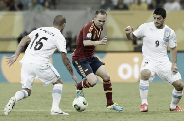 España - Uruguay, puntuaciones de España, fase de grupos de la Copa Confederaciones, jornada 1