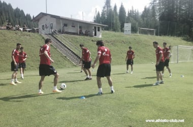 Primer entrenamiento en Leogang