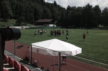 El Athletic entrena en su segundo día en Leogang