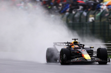 Max, protagonista junto a la lluvia en la qualy de Spa