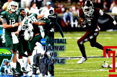Temple Owls - Tulane Green Wave 2015 College Football Score (49-10)