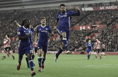 Chelsea FC 4-2 Southampton FC: Diego Costa pone la directa hacia la Premier