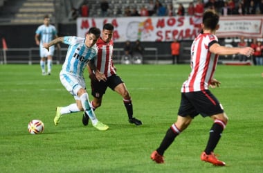 HISTORIA APARTE. Racing y Estudiantes este sábado disputarán su tercer duelo en una serie de eliminación directa. Foto: Web