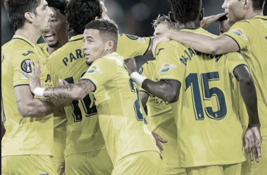 Villarreal celebrando un gol. Fuente: instagram Jackson
