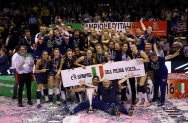 Volley F, l'Imoco Volley Conegliano è Campione d'Italia! Battuta la Nordmeccanica Piacenza 3-0 in gara4