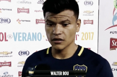 Walter Bou: "Me sentí muy bien jugando con Benedetto"
