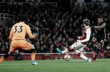 Con eficacia y De Gea, Manchester United venció al Arsenal