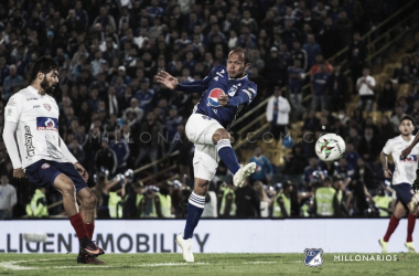 Juan David Pérez, el mejor jugador del partido entre los 'Azules' y Unión Magdalena&nbsp;