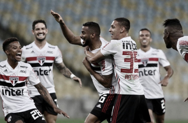 São Paulo marca no fim, sobe na tabela e deixa Fluminense no Z-4