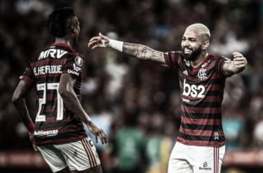 Que dupla! Gabigol comenta boa fase de Bruno Henrique: "Muito feliz por ele"