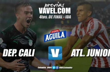 Previa: Deportivo
Cali vs. Atlético Junior: se juegan los cuartos de Copa Aguila