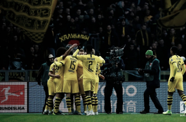 Com um a menos no segundo tempo, Dortmund segura Hertha e vence em Berlim