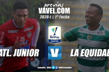 Previa Junior de
Barranquilla vs. La Equidad: a iniciar el 2020 con toda