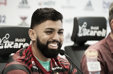 De volta! Na reapresentação, Gabigol fala de amor pelo Flamengo, contratações e retorno