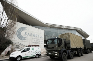 La Generalitat manda desmontar el hospital de la Pista Cubierta de Sabadell