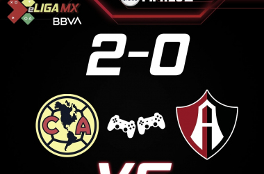 Atlas suma su segunda derrota en e Liga MX al caer ante América