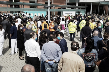 El hospital de IFEMA cierra sus
puertas y se despide con una gran celebración